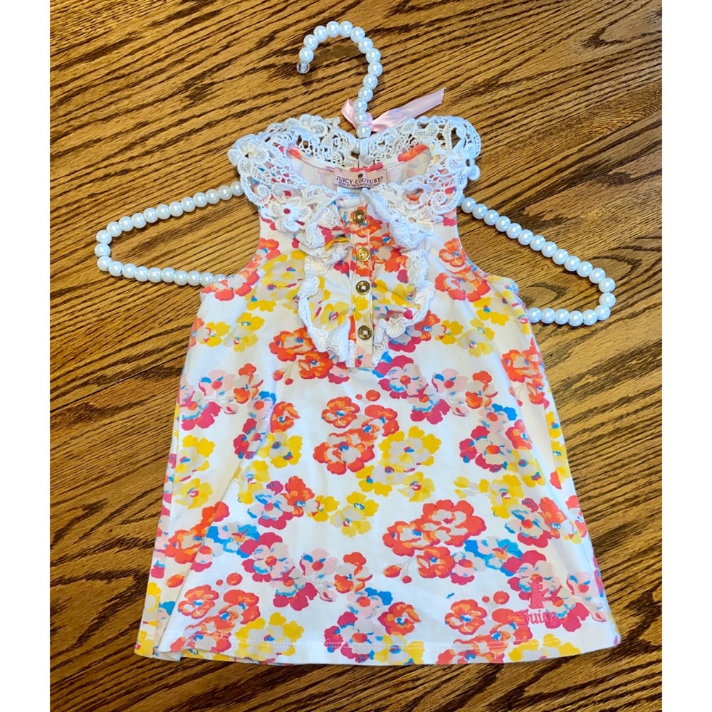 NEW✨JUICY COUTURE Floral Lace 👗 Dress 12-18m